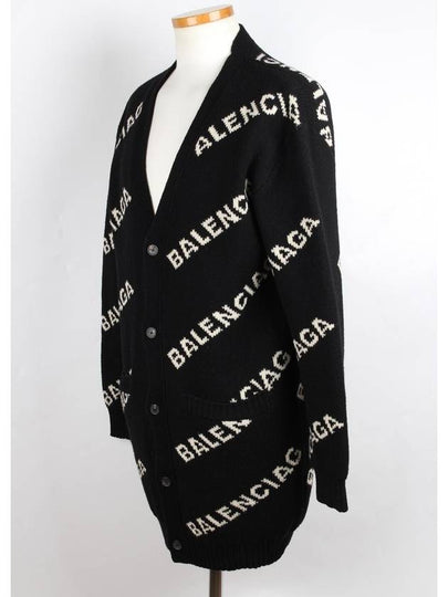 Multi logo women s cardigan M - BALENCIAGA - BALAAN 2