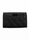 Classic Grained Calfskin Card Wallet Black - CHANEL - BALAAN 3