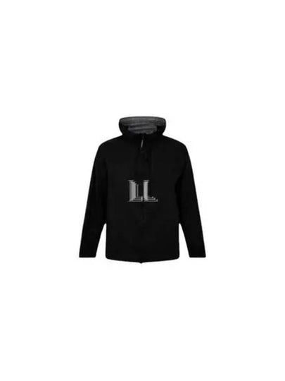 Light Microweave Laminated Overshirt Hooded Jacket Black - CP COMPANY - BALAAN 2