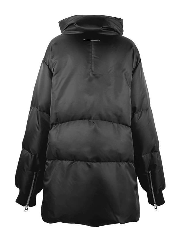 Women's Zip-Up Polyamide Padding Black - MAISON MARGIELA - BALAAN 3