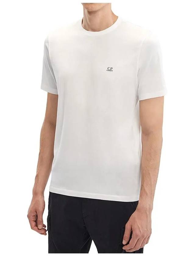 30/1 Jersey Goggle Short Sleeve T-Shirt White - CP COMPANY - BALAAN 4