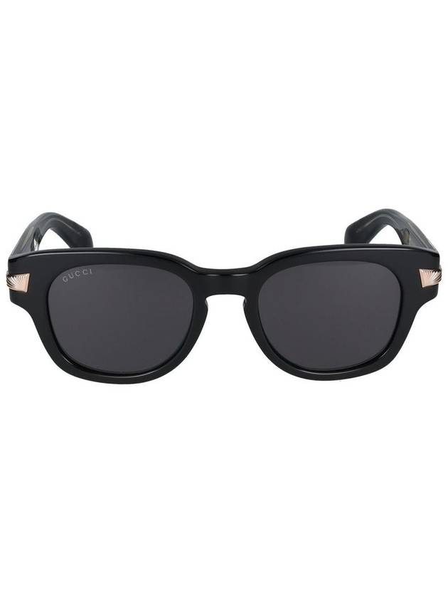 Eyewear Rectangular Frame Sunglasses AA672350OM - GUCCI - BALAAN 2