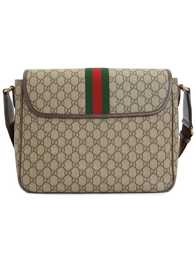 Men's Ophidia GG Cross Bag Beige Ebony - GUCCI - BALAAN 4