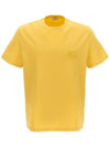 Pegasus Logo Cotton Short Sleeve T-Shirt Yellow - ETRO - BALAAN 1