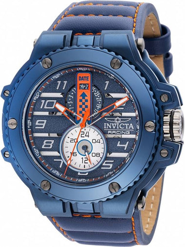 Invicta Invicta Racing Downforce GMT Quartz Blue Dial Men's Watch 47382 - INVICTA - BALAAN 1