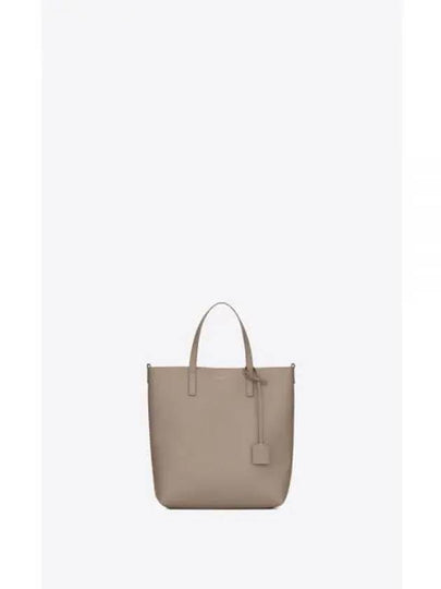 Shopping Toy Supple Leather Tote Bag Greyish Brown - SAINT LAURENT - BALAAN 2