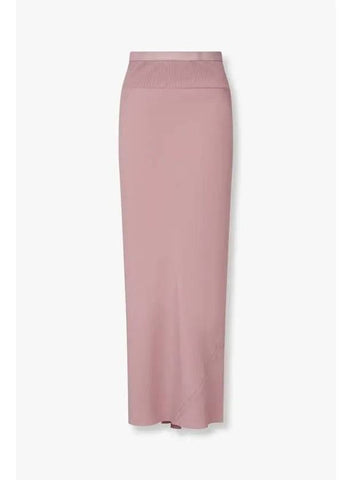 WOMEN Bias Calf Skirt Indian Pink - RICK OWENS - BALAAN 1