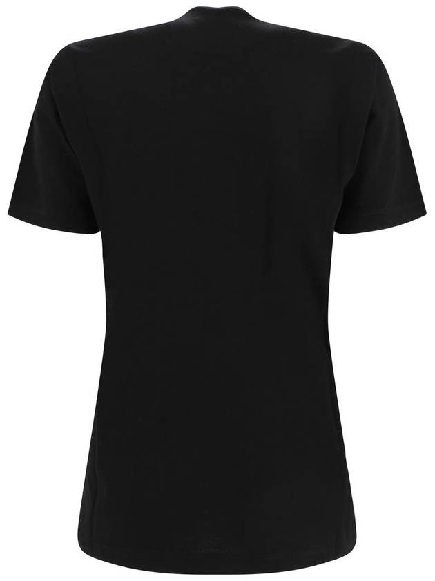 Women Icon Logo Short Sleeve T-Shirt Black - DSQUARED2 - BALAAN 3