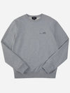 Men's Item Logo Sweatshirt Grey - A.P.C. - BALAAN 3