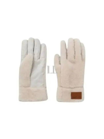 Furka Logo Patch Gloves Ecru - ISABEL MARANT - BALAAN 2