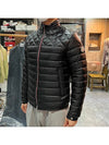 Benamou short down jacket black - MONCLER - BALAAN 4