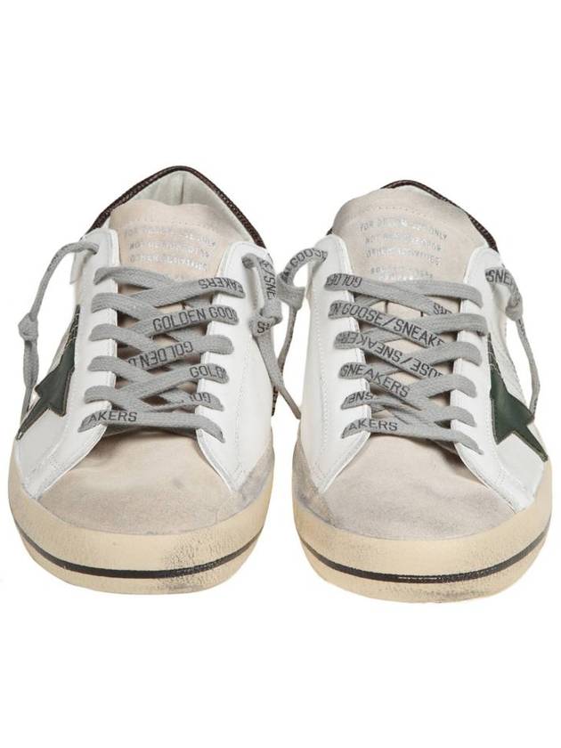 Superstar Brown Tab Low Top Sneakers White - GOLDEN GOOSE - BALAAN 4