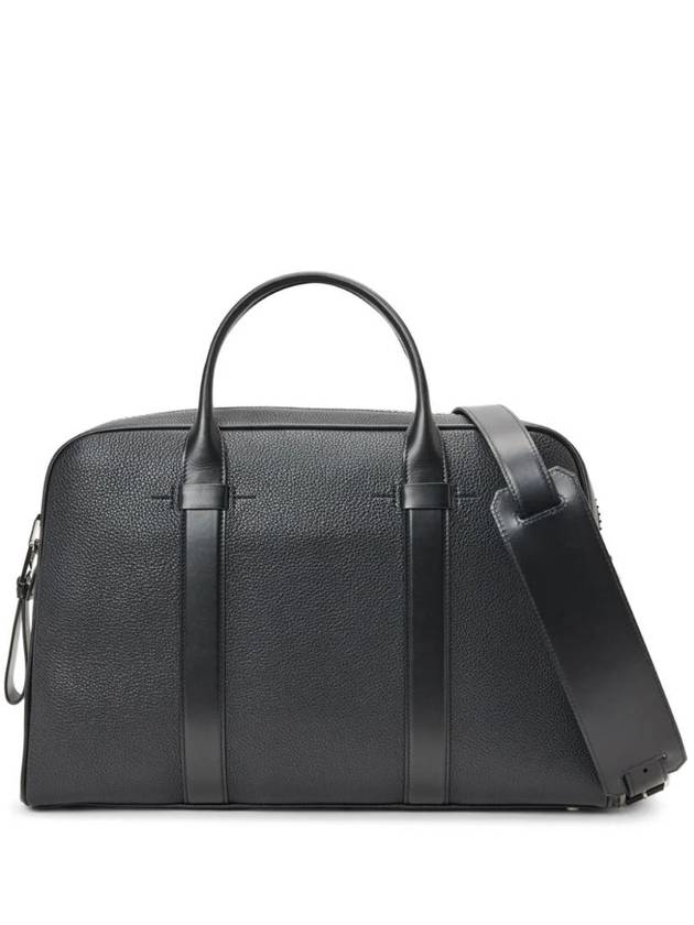 Pebble Texture Brief Case Black - TOM FORD - BALAAN 1