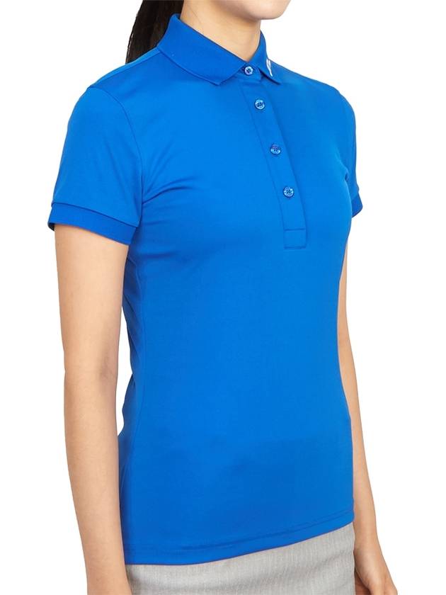 Tour Tech Short Sleeve Polo Shirt Blue - J.LINDEBERG - BALAAN 4