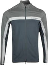 Men's Jarvis Mid Layer Logo Jacket Grey - J.LINDEBERG - BALAAN 2