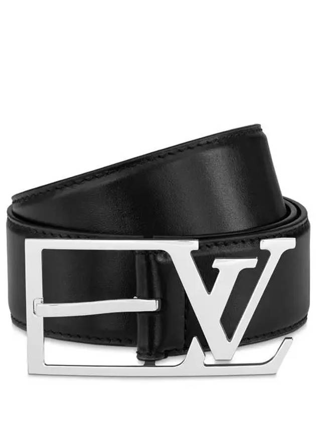 Skyline 35MM Leather Belt Black - LOUIS VUITTON - BALAAN 3