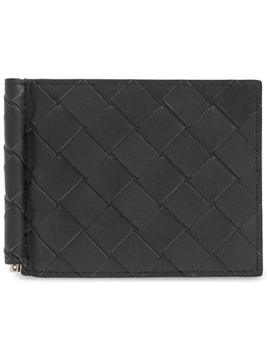 Bottega Veneta Leather Bifold Wallet, Men's, Grey - BOTTEGA VENETA - BALAAN 1