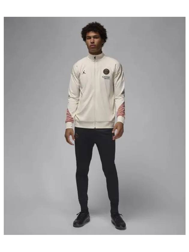 Jordan Paris Saint Germain Strike 3rd Dry Fit Football Knit Tracksuit M Pale Ivory Rust Pink Metallic Red FQ2474 111 - NIKE - BALAAN 1