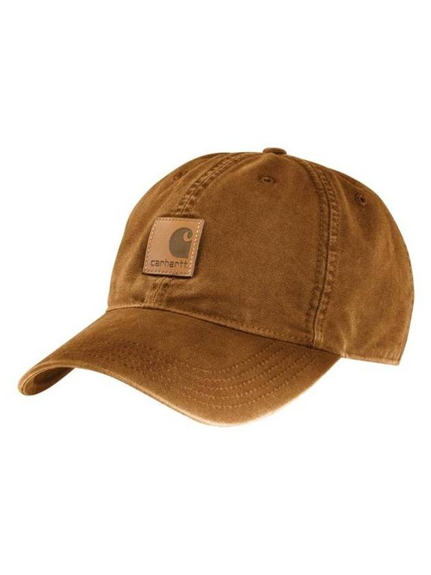 Odessa Ball Cap Brown - CARHARTT - BALAAN.