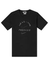 Logo Print Short Sleeve T-Shirt Black - COMME DES GARCONS - BALAAN 2