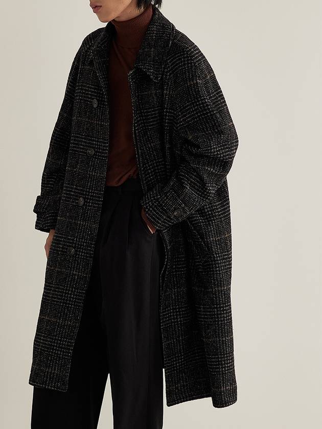 Vintage Kensington Check Wool Over Balmacan Double Coat - TRADCLUB - BALAAN 7