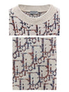 Oblique Wool Jacquard Knit Top Beige Brown - DIOR - BALAAN 6