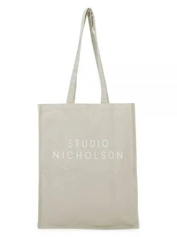 Men s Logo Lettering Dove Tote Bag SNW 406 1156724 - STUDIO NICHOLSON - BALAAN 1