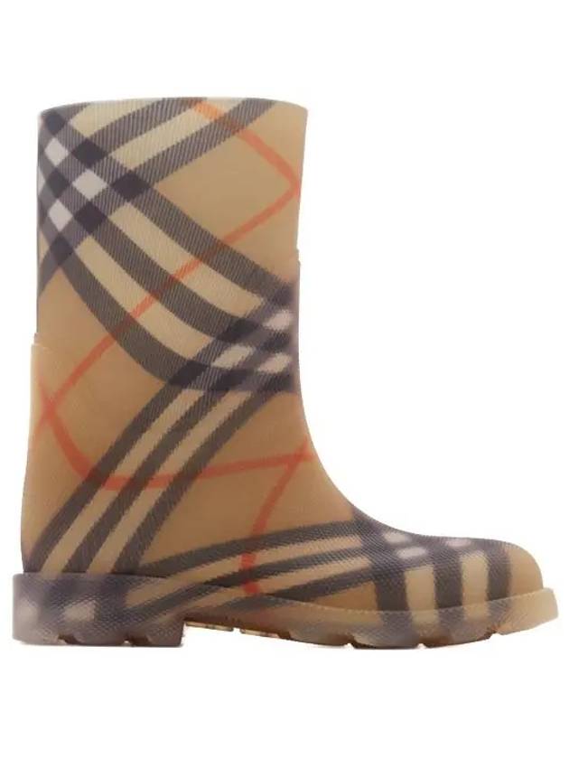 Kids Check Marsh High Boots Sand - BURBERRY - BALAAN 2