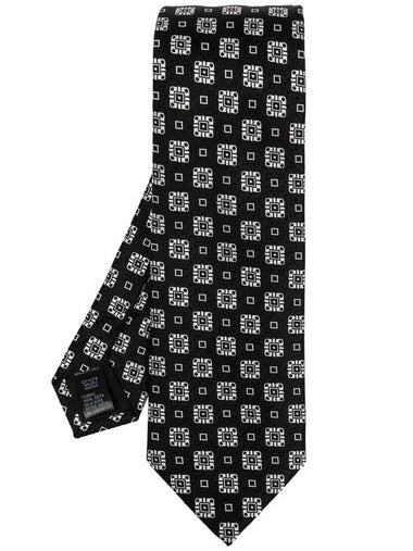 Dolce & Gabbana Patterned Tie, Men's, Black - DOLCE&GABBANA - BALAAN 1