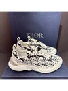 B24 Oblique Technical Fabric Low Top Sneakers White - DIOR - BALAAN 4