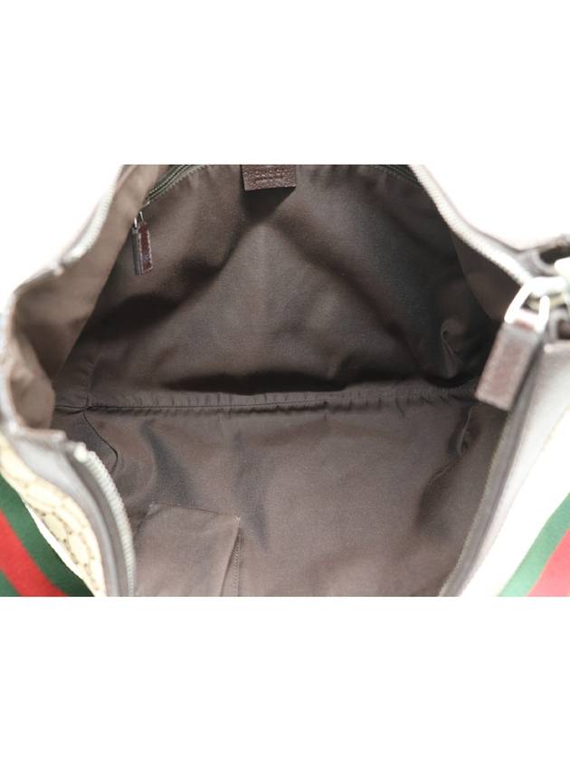 Rare product in good condition 189752 Three stripes half moon bag large cross - GUCCI - BALAAN 7