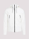 Shell R Goggle Hooded Jacket White - CP COMPANY - BALAAN 1