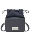 Logo Patch Leather Bucket Cross Bag Pewter - MAISON MARGIELA - BALAAN 2