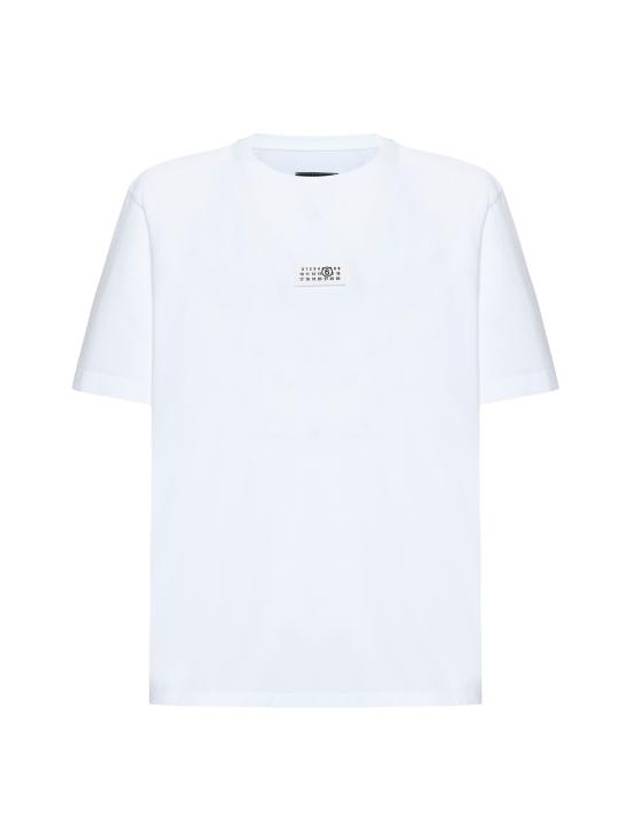 Logo Crew Neck Short Sleeve T-Shirt White - MAISON MARGIELA - BALAAN 1