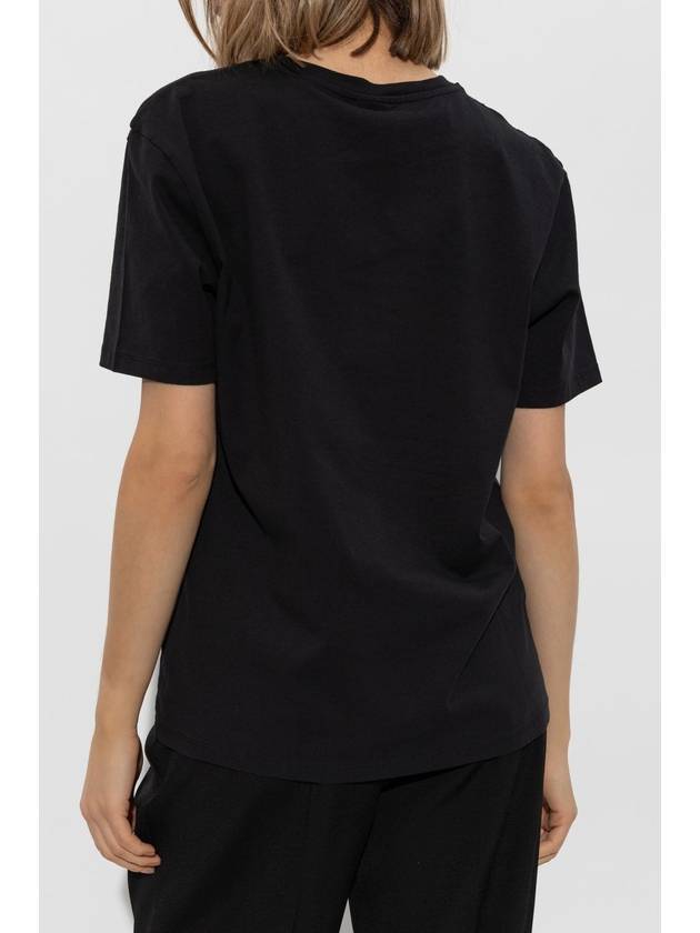 PS Paul Smith T-shirt With Printed Logo, Women's, Black - PAUL SMITH - BALAAN 4