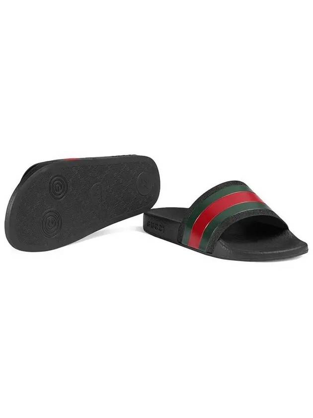 Kids Web Slide Slippers 503220 GIB10 1098 - GUCCI - BALAAN 4