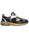 Dad-Star Mesh Nappa Leather Low Top Sneakers Black Ice Grey - GOLDEN GOOSE - BALAAN 2