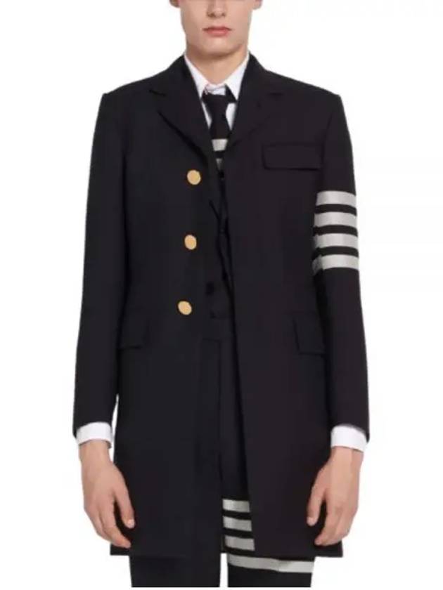 Men's Plain 4 Bar Single Coat Navy - THOM BROWNE - BALAAN 2