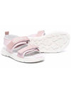 Kids Women Logo Velcro Sandals Pink K59044 454 - KENZO - BALAAN 4