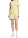 Fox Head Patch Regular Short Sleeve T-Shirt Chalk Yellow - MAISON KITSUNE - BALAAN 3