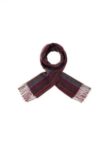 PS Striped Wool Scarf Purple 271397 - PAUL SMITH - BALAAN 1