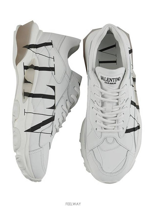 Men's Bounce Logo Low Top Sneaker White - VALENTINO - BALAAN 2