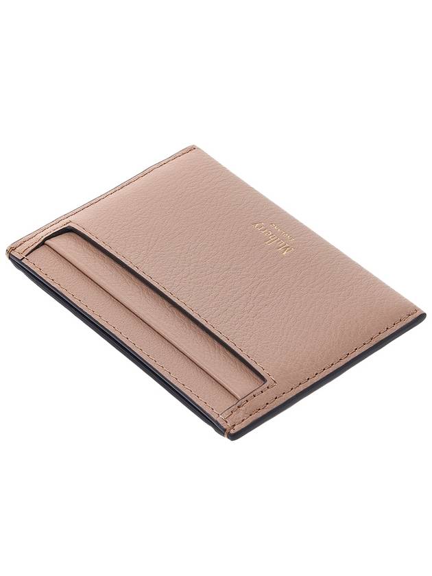 Silky Calf Card Wallet Slip Maple - MULBERRY - BALAAN 5