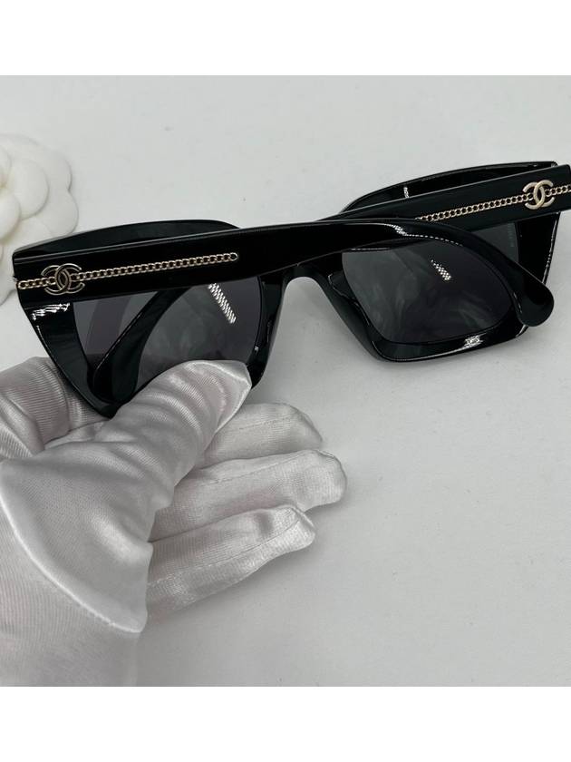 gold logo sunglasses - CHANEL - BALAAN 4