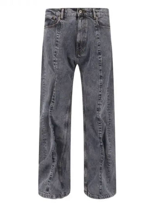 Y PROJECT wire seam embellished denim pants - Y/PROJECT - BALAAN 1