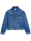 Side Pocket Denim Jacket Blue - AMI - BALAAN 1