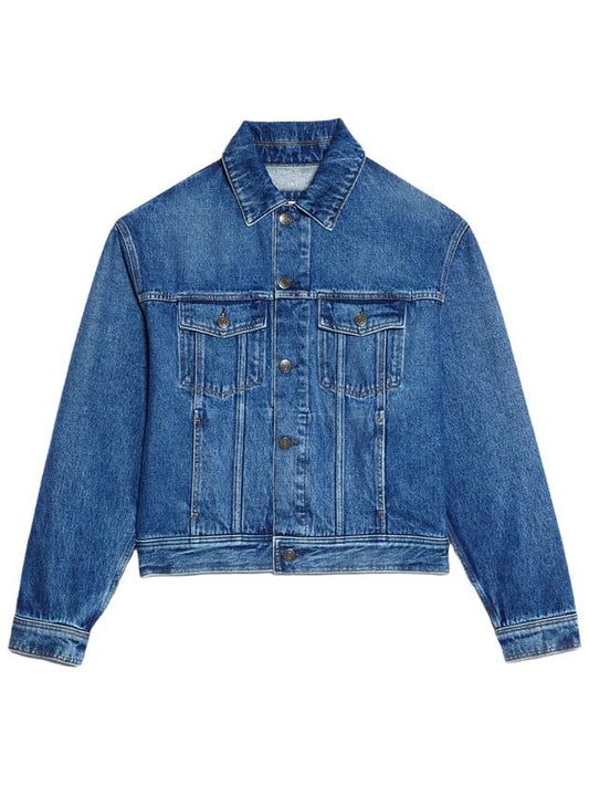 side pocket denim jacket blue - AMI - BALAAN 1