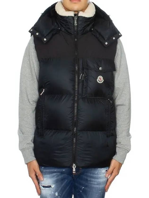 Oust Down Vest Black - MONCLER - BALAAN 4