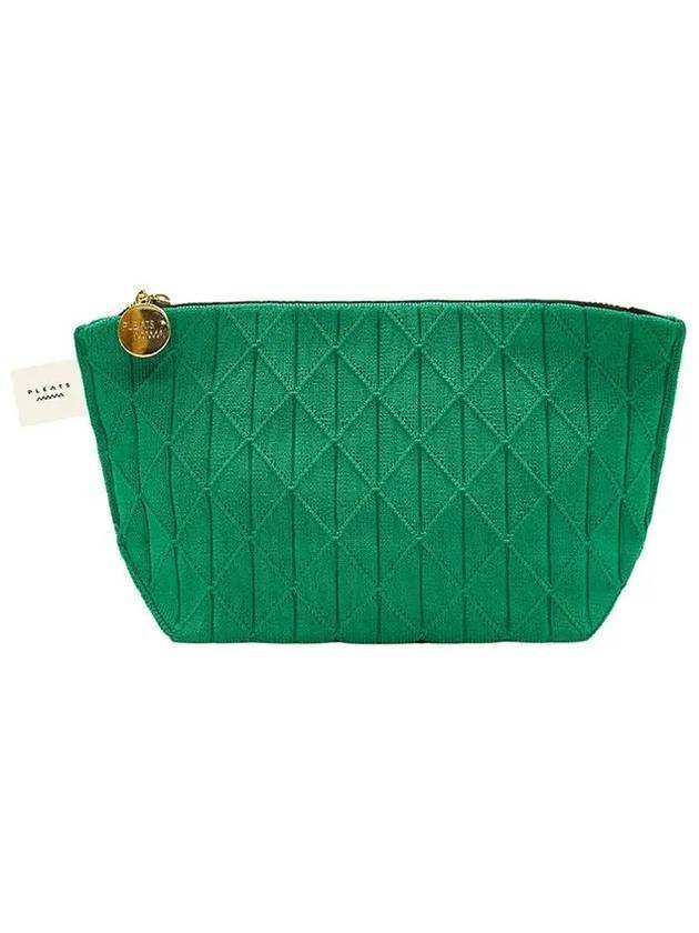 Women s Knit Pouch Bag Green - PLEATSMAMA - BALAAN 1