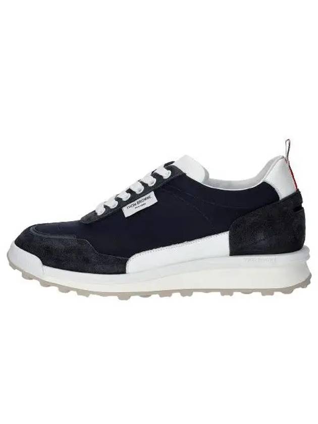 Eco Trainer Nylon Low Top Sneakers Blue - THOM BROWNE - BALAAN 2